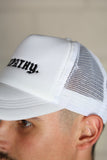 EMBROIDERED CORE LOGO BLAZIN TRUCKER HATS
